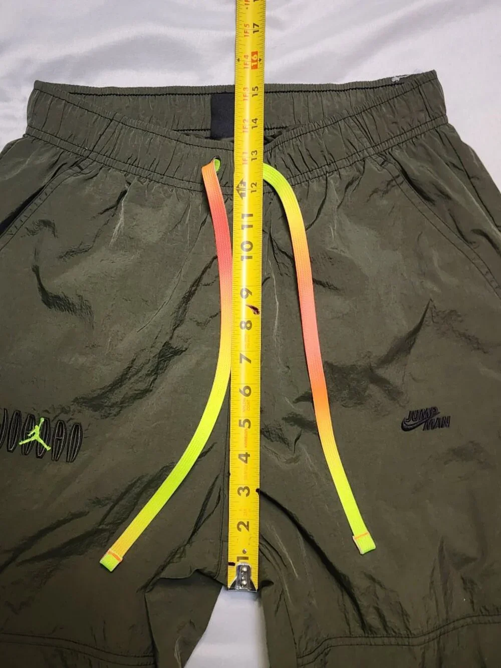 Jordan Flight MVP Statement Woven Pants Men’s Small Olive Green